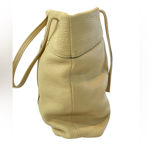 COACH Julia Op Art Butter Yellow Tote with Matching Wallet & Dust Bag - Picture 5 of 13